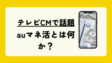 テレビCMで話題のマネ活とは何か？